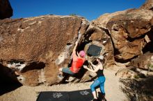 Bouldering in Hueco Tanks on 06/23/2019 with Blue Lizard Climbing and Yoga

Filename: SRM_20190623_0802250.jpg
Aperture: f/5.6
Shutter Speed: 1/500
Body: Canon EOS-1D Mark II
Lens: Canon EF 16-35mm f/2.8 L