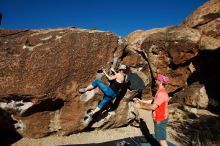 Bouldering in Hueco Tanks on 06/23/2019 with Blue Lizard Climbing and Yoga

Filename: SRM_20190623_0806550.jpg
Aperture: f/5.6
Shutter Speed: 1/640
Body: Canon EOS-1D Mark II
Lens: Canon EF 16-35mm f/2.8 L