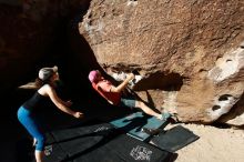 Bouldering in Hueco Tanks on 06/23/2019 with Blue Lizard Climbing and Yoga

Filename: SRM_20190623_0818230.jpg
Aperture: f/5.6
Shutter Speed: 1/320
Body: Canon EOS-1D Mark II
Lens: Canon EF 16-35mm f/2.8 L