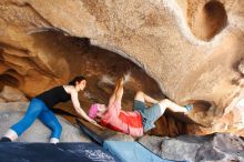 Bouldering in Hueco Tanks on 06/23/2019 with Blue Lizard Climbing and Yoga

Filename: SRM_20190623_1502190.jpg
Aperture: f/5.0
Shutter Speed: 1/200
Body: Canon EOS-1D Mark II
Lens: Canon EF 16-35mm f/2.8 L