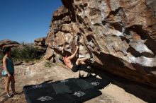 Bouldering in Hueco Tanks on 06/28/2019 with Blue Lizard Climbing and Yoga

Filename: SRM_20190628_0924520.jpg
Aperture: f/5.6
Shutter Speed: 1/400
Body: Canon EOS-1D Mark II
Lens: Canon EF 16-35mm f/2.8 L