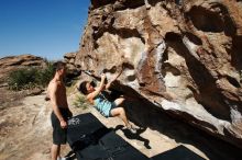 Bouldering in Hueco Tanks on 06/28/2019 with Blue Lizard Climbing and Yoga

Filename: SRM_20190628_0940060.jpg
Aperture: f/5.6
Shutter Speed: 1/800
Body: Canon EOS-1D Mark II
Lens: Canon EF 16-35mm f/2.8 L