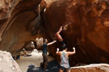 Bouldering in Hueco Tanks on 06/28/2019 with Blue Lizard Climbing and Yoga

Filename: SRM_20190628_1718360.jpg
Aperture: f/5.0
Shutter Speed: 1/200
Body: Canon EOS-1D Mark II
Lens: Canon EF 16-35mm f/2.8 L