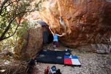 Bouldering in Hueco Tanks on 10/28/2019 with Blue Lizard Climbing and Yoga

Filename: SRM_20191028_1441350.jpg
Aperture: f/4.0
Shutter Speed: 1/250
Body: Canon EOS-1D Mark II
Lens: Canon EF 16-35mm f/2.8 L