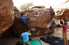 Bouldering in Hueco Tanks on 11/10/2019 with Blue Lizard Climbing and Yoga

Filename: SRM_20191110_1056280.jpg
Aperture: f/5.6
Shutter Speed: 1/400
Body: Canon EOS-1D Mark II
Lens: Canon EF 16-35mm f/2.8 L