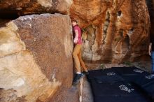 Bouldering in Hueco Tanks on 11/10/2019 with Blue Lizard Climbing and Yoga

Filename: SRM_20191110_1239450.jpg
Aperture: f/5.6
Shutter Speed: 1/250
Body: Canon EOS-1D Mark II
Lens: Canon EF 16-35mm f/2.8 L