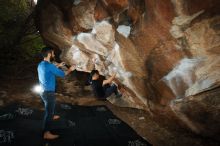 Bouldering in Hueco Tanks on 11/17/2019 with Blue Lizard Climbing and Yoga

Filename: SRM_20191117_1204070.jpg
Aperture: f/8.0
Shutter Speed: 1/250
Body: Canon EOS-1D Mark II
Lens: Canon EF 16-35mm f/2.8 L