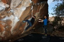 Bouldering in Hueco Tanks on 11/17/2019 with Blue Lizard Climbing and Yoga

Filename: SRM_20191117_1218580.jpg
Aperture: f/8.0
Shutter Speed: 1/250
Body: Canon EOS-1D Mark II
Lens: Canon EF 16-35mm f/2.8 L