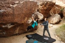 Bouldering in Hueco Tanks on 11/16/2019 with Blue Lizard Climbing and Yoga

Filename: SRM_20191116_1014530.jpg
Aperture: f/5.6
Shutter Speed: 1/320
Body: Canon EOS-1D Mark II
Lens: Canon EF 16-35mm f/2.8 L