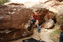 Bouldering in Hueco Tanks on 11/16/2019 with Blue Lizard Climbing and Yoga

Filename: SRM_20191116_1017000.jpg
Aperture: f/5.6
Shutter Speed: 1/400
Body: Canon EOS-1D Mark II
Lens: Canon EF 16-35mm f/2.8 L