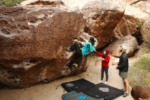 Bouldering in Hueco Tanks on 11/16/2019 with Blue Lizard Climbing and Yoga

Filename: SRM_20191116_1020320.jpg
Aperture: f/5.6
Shutter Speed: 1/320
Body: Canon EOS-1D Mark II
Lens: Canon EF 16-35mm f/2.8 L
