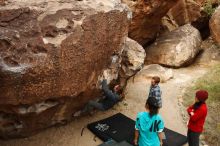 Bouldering in Hueco Tanks on 11/16/2019 with Blue Lizard Climbing and Yoga

Filename: SRM_20191116_1023460.jpg
Aperture: f/5.6
Shutter Speed: 1/500
Body: Canon EOS-1D Mark II
Lens: Canon EF 16-35mm f/2.8 L