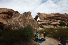 Bouldering in Hueco Tanks on 11/16/2019 with Blue Lizard Climbing and Yoga

Filename: SRM_20191116_1028000.jpg
Aperture: f/8.0
Shutter Speed: 1/500
Body: Canon EOS-1D Mark II
Lens: Canon EF 16-35mm f/2.8 L
