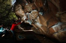 Bouldering in Hueco Tanks on 11/16/2019 with Blue Lizard Climbing and Yoga

Filename: SRM_20191116_1337570.jpg
Aperture: f/8.0
Shutter Speed: 1/250
Body: Canon EOS-1D Mark II
Lens: Canon EF 16-35mm f/2.8 L