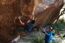 Bouldering in Hueco Tanks on 11/24/2019 with Blue Lizard Climbing and Yoga

Filename: SRM_20191124_1309580.jpg
Aperture: f/4.0
Shutter Speed: 1/320
Body: Canon EOS-1D Mark II
Lens: Canon EF 50mm f/1.8 II