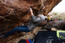 Bouldering in Hueco Tanks on 11/26/2019 with Blue Lizard Climbing and Yoga

Filename: SRM_20191126_1042440.jpg
Aperture: f/4.0
Shutter Speed: 1/250
Body: Canon EOS-1D Mark II
Lens: Canon EF 16-35mm f/2.8 L
