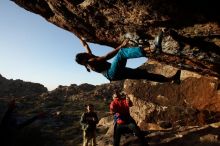 Bouldering in Hueco Tanks on 11/26/2019 with Blue Lizard Climbing and Yoga

Filename: SRM_20191126_1708550.jpg
Aperture: f/10.0
Shutter Speed: 1/250
Body: Canon EOS-1D Mark II
Lens: Canon EF 16-35mm f/2.8 L