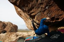 Bouldering in Hueco Tanks on 11/27/2019 with Blue Lizard Climbing and Yoga

Filename: SRM_20191127_0956400.jpg
Aperture: f/8.0
Shutter Speed: 1/250
Body: Canon EOS-1D Mark II
Lens: Canon EF 16-35mm f/2.8 L