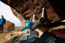 Bouldering in Hueco Tanks on 11/27/2019 with Blue Lizard Climbing and Yoga

Filename: SRM_20191127_0958190.jpg
Aperture: f/8.0
Shutter Speed: 1/250
Body: Canon EOS-1D Mark II
Lens: Canon EF 16-35mm f/2.8 L