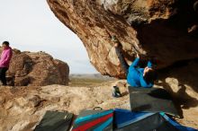 Bouldering in Hueco Tanks on 11/27/2019 with Blue Lizard Climbing and Yoga

Filename: SRM_20191127_0958480.jpg
Aperture: f/9.0
Shutter Speed: 1/250
Body: Canon EOS-1D Mark II
Lens: Canon EF 16-35mm f/2.8 L