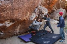 Bouldering in Hueco Tanks on 12/06/2019 with Blue Lizard Climbing and Yoga

Filename: SRM_20191206_1021040.jpg
Aperture: f/4.5
Shutter Speed: 1/250
Body: Canon EOS-1D Mark II
Lens: Canon EF 16-35mm f/2.8 L