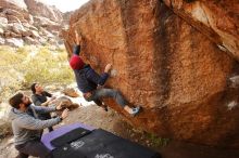 Bouldering in Hueco Tanks on 12/06/2019 with Blue Lizard Climbing and Yoga

Filename: SRM_20191206_1131230.jpg
Aperture: f/7.1
Shutter Speed: 1/250
Body: Canon EOS-1D Mark II
Lens: Canon EF 16-35mm f/2.8 L