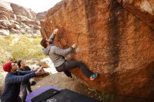 Bouldering in Hueco Tanks on 12/06/2019 with Blue Lizard Climbing and Yoga

Filename: SRM_20191206_1132400.jpg
Aperture: f/7.1
Shutter Speed: 1/250
Body: Canon EOS-1D Mark II
Lens: Canon EF 16-35mm f/2.8 L