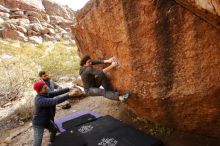 Bouldering in Hueco Tanks on 12/06/2019 with Blue Lizard Climbing and Yoga

Filename: SRM_20191206_1138280.jpg
Aperture: f/8.0
Shutter Speed: 1/250
Body: Canon EOS-1D Mark II
Lens: Canon EF 16-35mm f/2.8 L