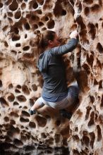 Bouldering in Hueco Tanks on 12/06/2019 with Blue Lizard Climbing and Yoga

Filename: SRM_20191206_1533440.jpg
Aperture: f/2.5
Shutter Speed: 1/160
Body: Canon EOS-1D Mark II
Lens: Canon EF 50mm f/1.8 II