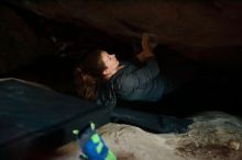 Bouldering in Hueco Tanks on 12/06/2019 with Blue Lizard Climbing and Yoga

Filename: SRM_20191206_1807570.jpg
Aperture: f/1.8
Shutter Speed: 1/60
Body: Canon EOS-1D Mark II
Lens: Canon EF 50mm f/1.8 II