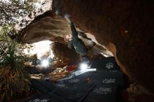 Bouldering in Hueco Tanks on 12/11/2019 with Blue Lizard Climbing and Yoga

Filename: SRM_20191211_1230050.jpg
Aperture: f/6.3
Shutter Speed: 1/250
Body: Canon EOS-1D Mark II
Lens: Canon EF 16-35mm f/2.8 L