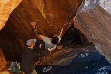 Bouldering in Hueco Tanks on 12/13/2019 with Blue Lizard Climbing and Yoga

Filename: SRM_20191213_1710180.jpg
Aperture: f/3.5
Shutter Speed: 1/250
Body: Canon EOS-1D Mark II
Lens: Canon EF 50mm f/1.8 II