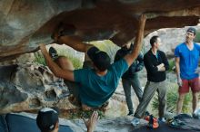 Bouldering in Hueco Tanks on 12/14/2019 with Blue Lizard Climbing and Yoga

Filename: SRM_20191214_1728530.jpg
Aperture: f/4.0
Shutter Speed: 1/250
Body: Canon EOS-1D Mark II
Lens: Canon EF 50mm f/1.8 II
