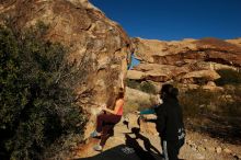 Bouldering in Hueco Tanks on 12/19/2019 with Blue Lizard Climbing and Yoga

Filename: SRM_20191219_1039030.jpg
Aperture: f/7.1
Shutter Speed: 1/640
Body: Canon EOS-1D Mark II
Lens: Canon EF 16-35mm f/2.8 L