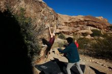 Bouldering in Hueco Tanks on 12/19/2019 with Blue Lizard Climbing and Yoga

Filename: SRM_20191219_1049190.jpg
Aperture: f/7.1
Shutter Speed: 1/500
Body: Canon EOS-1D Mark II
Lens: Canon EF 16-35mm f/2.8 L