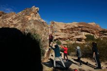 Bouldering in Hueco Tanks on 12/19/2019 with Blue Lizard Climbing and Yoga

Filename: SRM_20191219_1049400.jpg
Aperture: f/7.1
Shutter Speed: 1/500
Body: Canon EOS-1D Mark II
Lens: Canon EF 16-35mm f/2.8 L