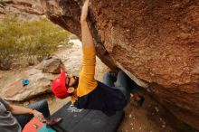 Bouldering in Hueco Tanks on 12/24/2019 with Blue Lizard Climbing and Yoga

Filename: SRM_20191224_1213130.jpg
Aperture: f/6.3
Shutter Speed: 1/320
Body: Canon EOS-1D Mark II
Lens: Canon EF 16-35mm f/2.8 L