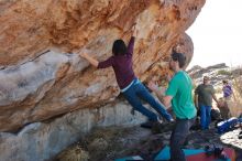 Bouldering in Hueco Tanks on 12/26/2019 with Blue Lizard Climbing and Yoga

Filename: SRM_20191226_1141380.jpg
Aperture: f/7.1
Shutter Speed: 1/320
Body: Canon EOS-1D Mark II
Lens: Canon EF 16-35mm f/2.8 L