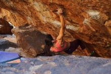Bouldering in Hueco Tanks on 12/26/2019 with Blue Lizard Climbing and Yoga

Filename: SRM_20191226_1707320.jpg
Aperture: f/2.8
Shutter Speed: 1/320
Body: Canon EOS-1D Mark II
Lens: Canon EF 50mm f/1.8 II