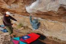 Bouldering in Hueco Tanks on 12/28/2019 with Blue Lizard Climbing and Yoga