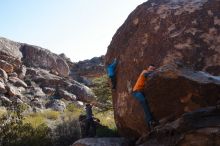 Bouldering in Hueco Tanks on 01/29/2020 with Blue Lizard Climbing and Yoga

Filename: SRM_20200129_1125140.jpg
Aperture: f/9.0
Shutter Speed: 1/250
Body: Canon EOS-1D Mark II
Lens: Canon EF 16-35mm f/2.8 L