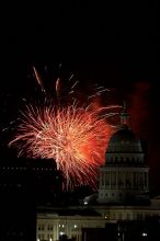 Austin Independence Day fireworks with the Capitol building, as viewed from atop the Manor Garage at The University of Texas at Austin.  The fireworks were launched from Auditorium Shores, downtown Austin, Friday, July 4, 2008.

Filename: SRM_20080704_2155188.jpg
Aperture: f/11.0
Shutter Speed: 1/1
Body: Canon EOS 20D
Lens: Canon EF 80-200mm f/2.8 L