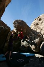 Bouldering during the Hueco Tanks Awesome Fest 14.2.

Filename: srm_20140223_11281683.jpg
Aperture: f/5.6
Shutter Speed: 1/800
Body: Canon EOS-1D Mark II
Lens: Canon EF 16-35mm f/2.8 L