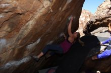 Bouldering in Hueco Tanks on 02/27/2016 with Blue Lizard Climbing and Yoga

Filename: SRM_20160227_1157300.JPG
Aperture: f/5.6
Shutter Speed: 1/250
Body: Canon EOS 20D
Lens: Canon EF 16-35mm f/2.8 L