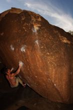 Bouldering in Hueco Tanks on 02/27/2016 with Blue Lizard Climbing and Yoga

Filename: SRM_20160227_1623120.JPG
Aperture: f/9.0
Shutter Speed: 1/250
Body: Canon EOS 20D
Lens: Canon EF 16-35mm f/2.8 L
