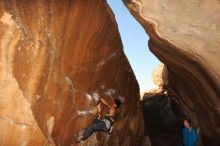 Bouldering in Hueco Tanks on 02/27/2016 with Blue Lizard Climbing and Yoga

Filename: SRM_20160227_1648580.JPG
Aperture: f/9.0
Shutter Speed: 1/250
Body: Canon EOS 20D
Lens: Canon EF 16-35mm f/2.8 L