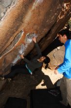 Bouldering in Hueco Tanks on 03/19/2016 with Blue Lizard Climbing and Yoga

Filename: SRM_20160319_0900330.jpg
Aperture: f/8.0
Shutter Speed: 1/250
Body: Canon EOS 20D
Lens: Canon EF 16-35mm f/2.8 L