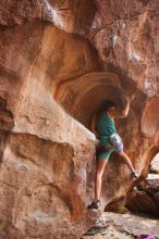 Bouldering in Hueco Tanks on 04/10/2016 with Blue Lizard Climbing and Yoga

Filename: SRM_20160410_1525400.jpg
Aperture: f/4.0
Shutter Speed: 1/250
Body: Canon EOS 20D
Lens: Canon EF 16-35mm f/2.8 L