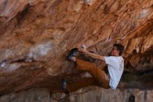 Bouldering in Hueco Tanks on 12/30/2017 with Blue Lizard Climbing and Yoga