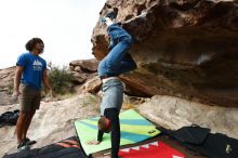 Bouldering in Hueco Tanks on 10/19/2018 with Blue Lizard Climbing and Yoga

Filename: SRM_20181019_0948470.jpg
Aperture: f/5.6
Shutter Speed: 1/640
Body: Canon EOS-1D Mark II
Lens: Canon EF 16-35mm f/2.8 L
